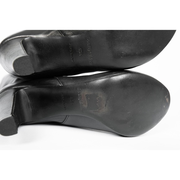 See By Chloe Black Leather Knee High Heeled Boots Womens Size 40.5 EU  10.5 US - Picture 13 of 14